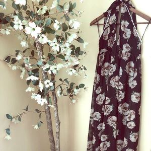 Floral maxi dress NWT